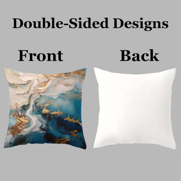 Pillow Covers 17.71x17.71 Inch Set of 4 creative dream colorful paint  Farmhouse Sofa Throw Pillowcase Cushion Case Home Decoration - 图片 7