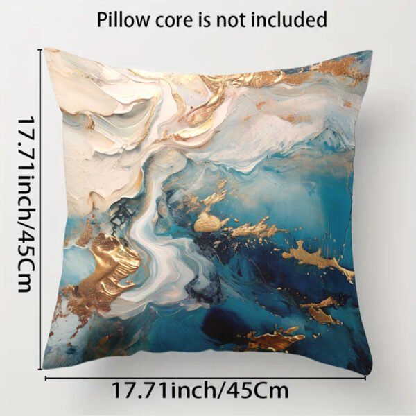 Pillow Covers 17.71x17.71 Inch Set of 4 creative dream colorful paint  Farmhouse Sofa Throw Pillowcase Cushion Case Home Decoration - 图片 6